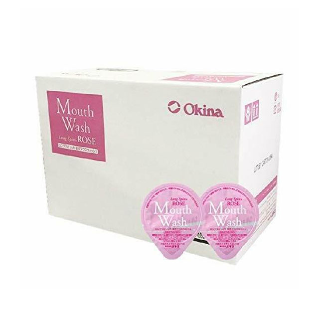 [清仓]OKINA 便携果冻型漱口水 玫瑰 100个装 外包装微瑕
