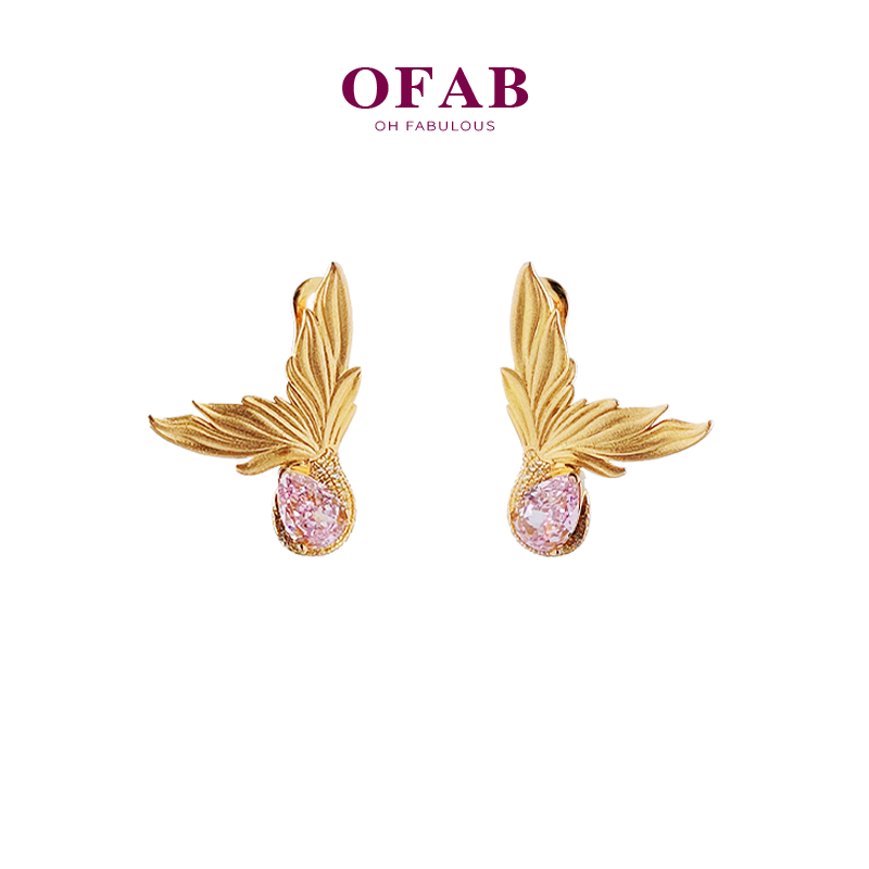 Sereia 斯蕊 人鱼耳钉 OFAB202406GPER2110