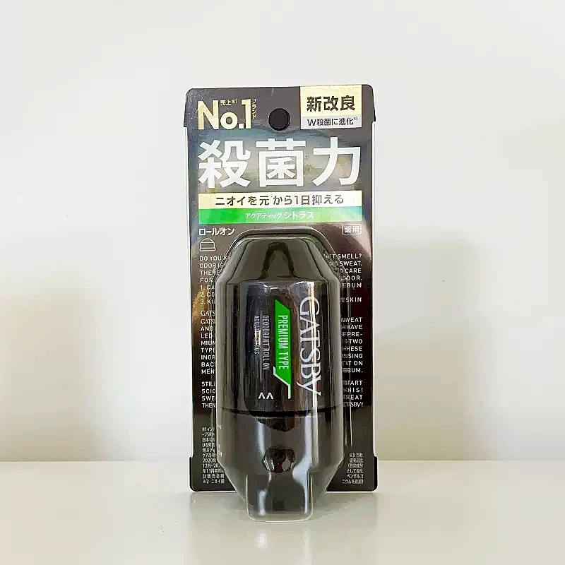 [清仓]GATSBY杰士派 男士腋下抑汗止臭走珠 柑橘香 60ml