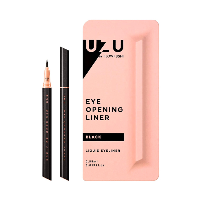 [清仓]UZU熊野职人 FLowfushi防水持久不晕染液体眼线笔 黑色