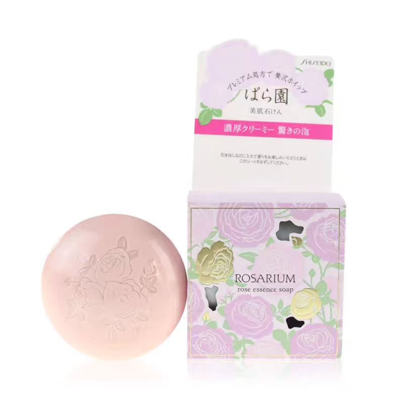 [清仓]SHISEIDO资生堂 玫瑰园香氛沐浴精华皂 100g 效期至26年5月
