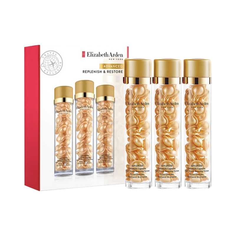 [特卖]伊丽莎白雅顿时空焕活胶囊精华液 42ml(金胶 约30粒*3)