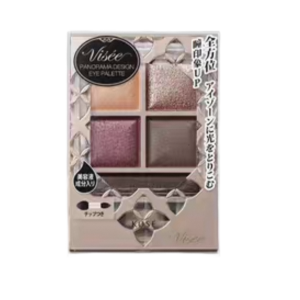 [清仓]Visee 珠光四色眼影盘 BR-5黑醋栗棕