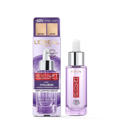 欧莱雅复颜玻尿酸水光充盈精华液30ml 效期至26年8月