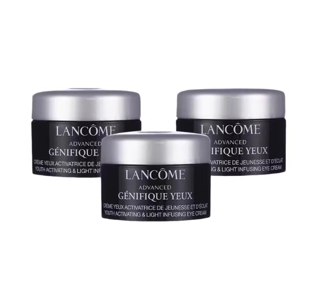 兰蔻小黑瓶发光眼霜中样5ml*3 效期至27年12月