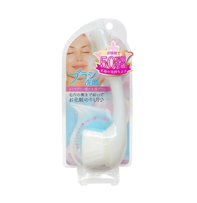 [清仓1]莉音 手动洁面仪毛细极软长柄洗脸刷 70g