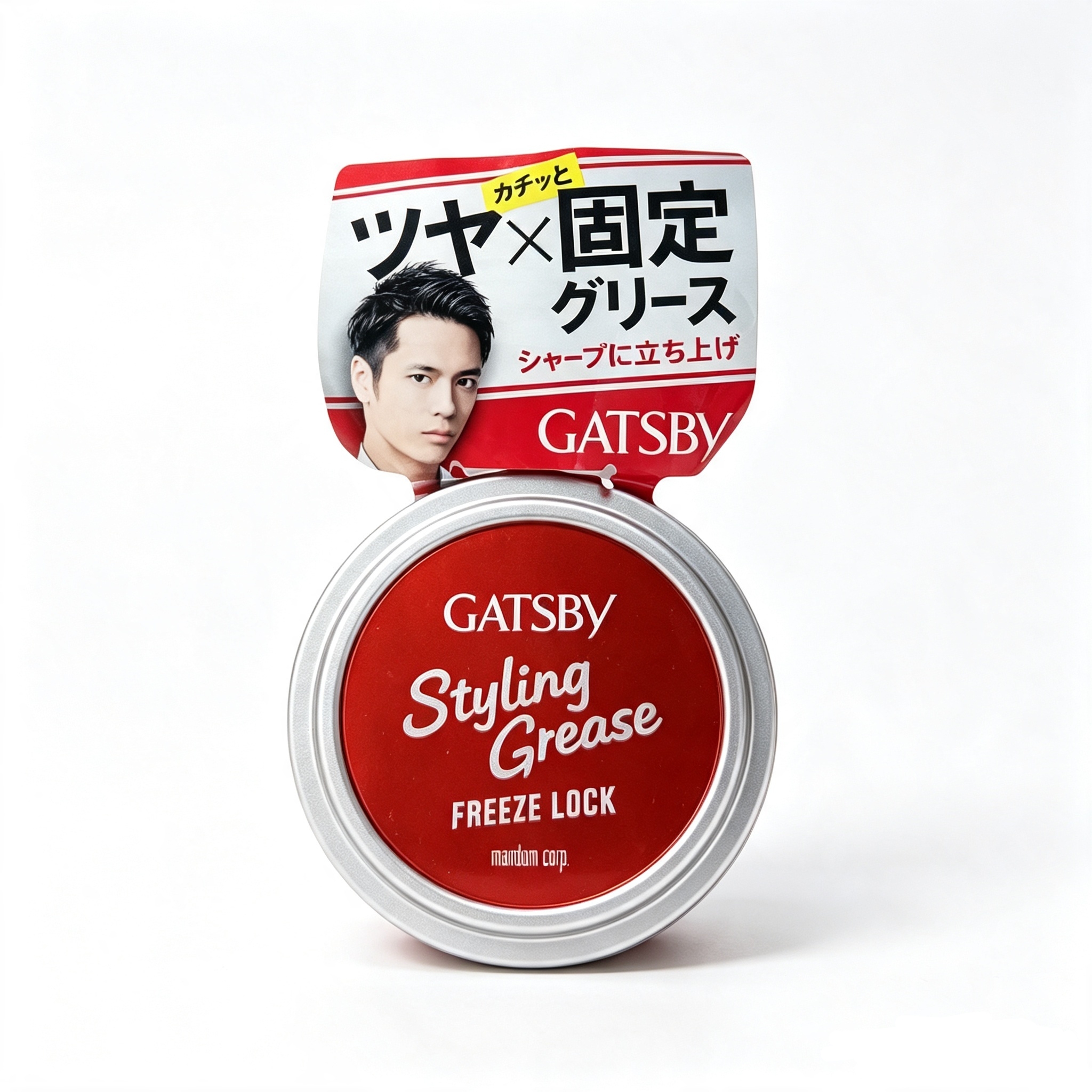 [清仓]GATSBY杰士派 水性发胶背头油头发蜡 光泽固定型 100g